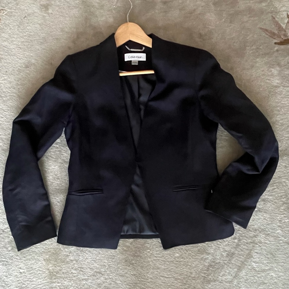 Calvin Klein linen blend jacket